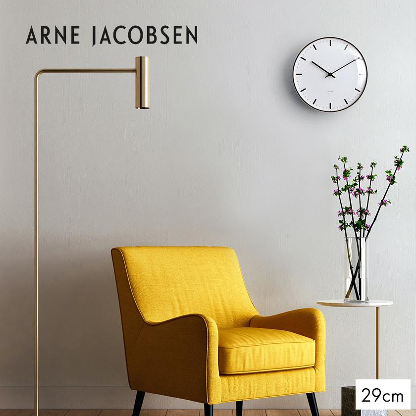 ［ ARNE JACOBSEN wall clock CITYHALL 290mm ］特典付 国内正規品 アルネ・ヤコブセン AJ 29cm シティーホール 壁掛け 掛け アナログ 時計 ウォールクロック｜roomy｜04