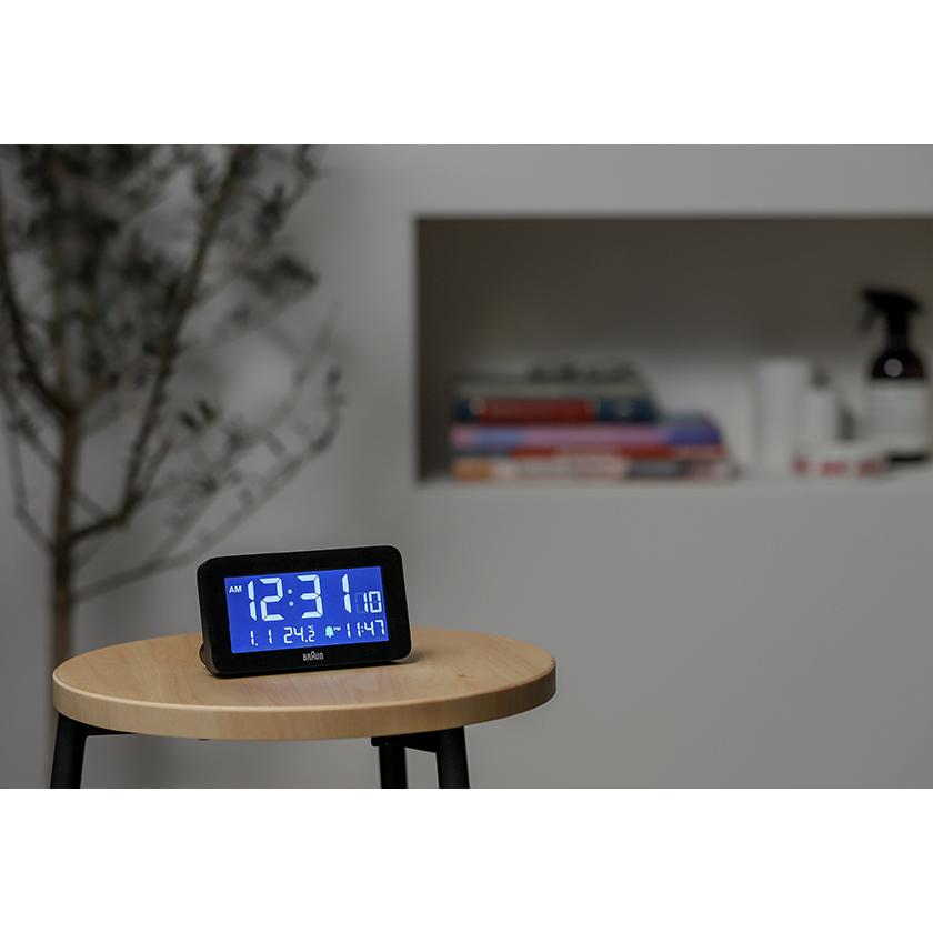 BRAUN（ブラウン） 国内正規品 特典付 置き時計 置時計 デジタル 温度