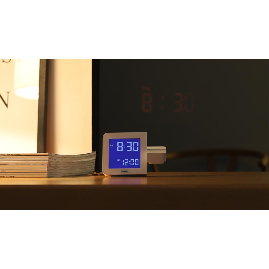 BRAUN / ブラウン Projection alarm clock BC15 BC15 B/W | BRAUN（ブラウン）公式サイト