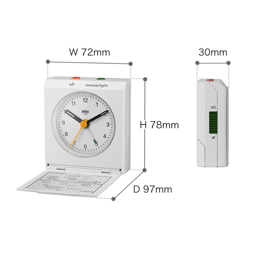 Supreme Braun Travel Alarm Clock 目覚まし時計 supreme Braun Travel Alarm Clock 時計