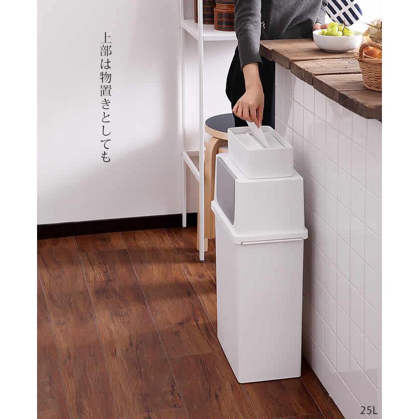 吉川国工業所 ゴミ箱 ふた付き フロントオープンダスト 前開き ごみ箱