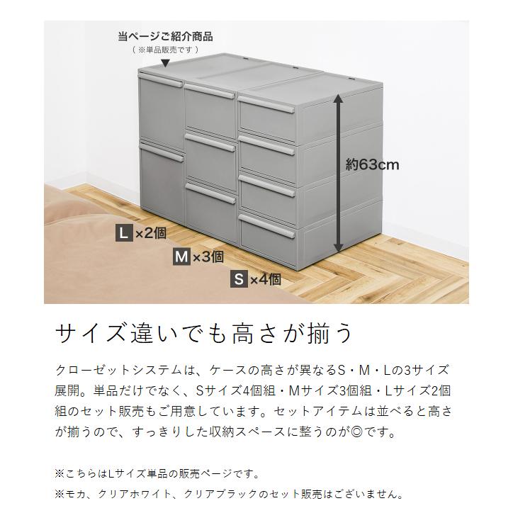 Like-it（ライクイット） 特典付［ クローゼットシステム 引出し L ］L