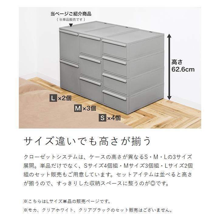 Like-it（ライクイット） 特典付［ クローゼットシステム 引出し L ］L