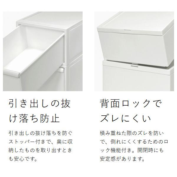 【特価セール】ライクイット (like-it) 収納ボックス クローゼットシステ Like-it（ライクイット） ［ クローゼットシステム 引出し（L）2個組