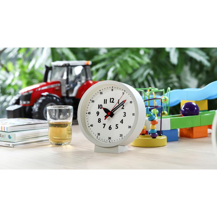 ［ Lemnos fun pun clock for table ］特典付 レムノス 置き時計 ふんぷんクロック テーブルクロック かわいい 置き掛け 掛け時計 時計 知育時計 YD18-04 日本製｜roomy｜11