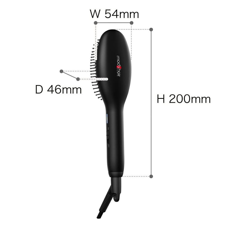 ヒートブラシ モッズヘア ストレートアイロン ブラシ型 ヘアアイロン ブラシ Mod S Hair モッズ ヘア スタイリッシュコンパクトイオンヒートブラシ インテリアショップ Roomy 通販 Paypayモール