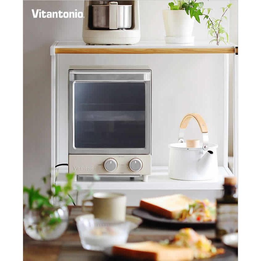 ビタントニオ オーブントースター 縦型 トースター おしゃれ 朝食 VOT