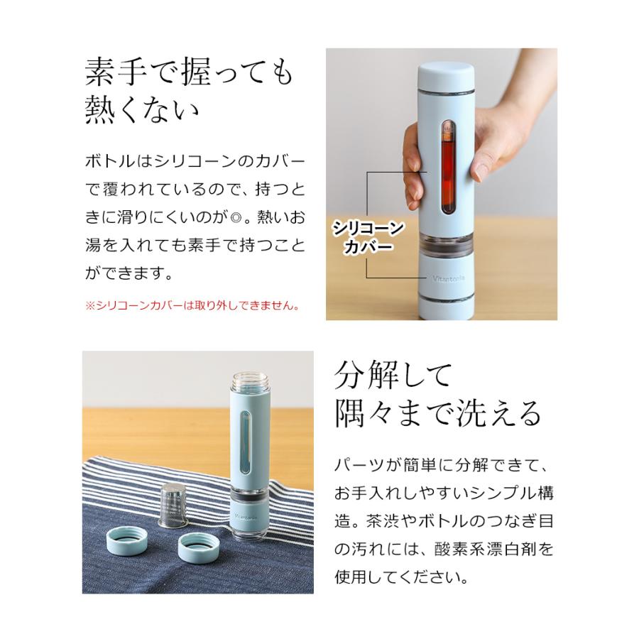 ビタントニオ ［ Vitantonio ツイスティー ミニ ］ティーボトル タンブラー ミニボトル 130mL 水筒 サイズ マグボトル 直飲み 紅茶  緑茶 水出し VTW-1 : インテリアショップ roomy - 通販 - Yahoo!ショッピング