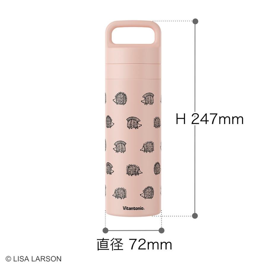 リサラーソン ハリネズミ 水筒 ステンレスボトル 保温 保冷 ビタントニオ コトル タンブラー Vitantonio コーヒープレスボトル Cottle リサ ラーソン インテリアショップ Roomy 通販 Paypayモール
