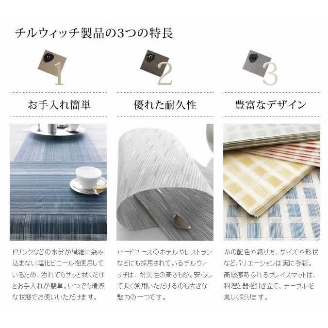 chilewich（チルウィッチ） コースター バスケットウィーブ コースター