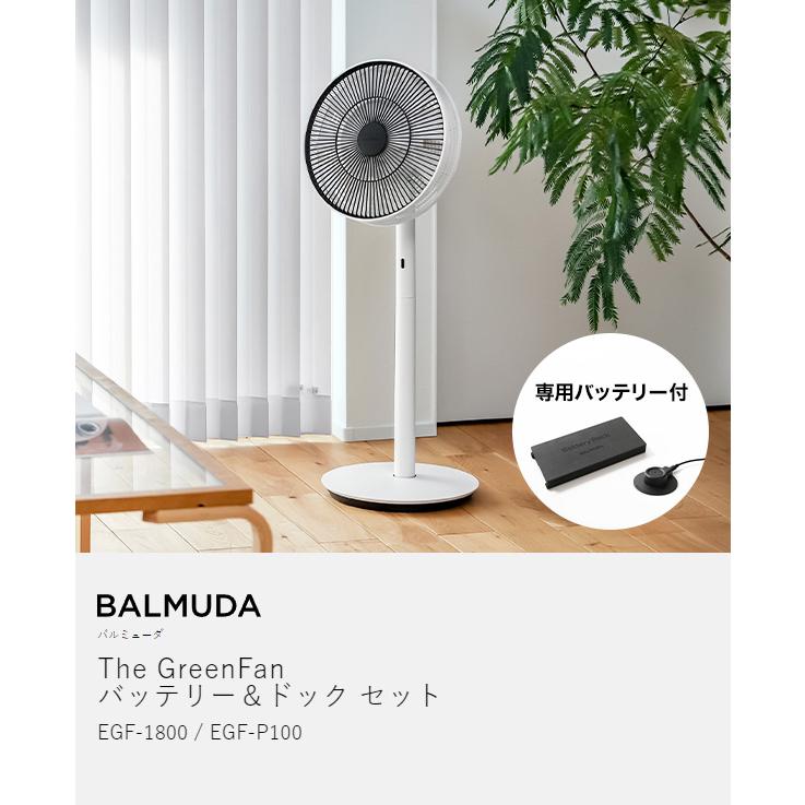 BALMUDA 特典付[ The GreenFan バッテリー&ドックセット BALMUDA 特典付[ The GreenFan バッテリー&ドックセット