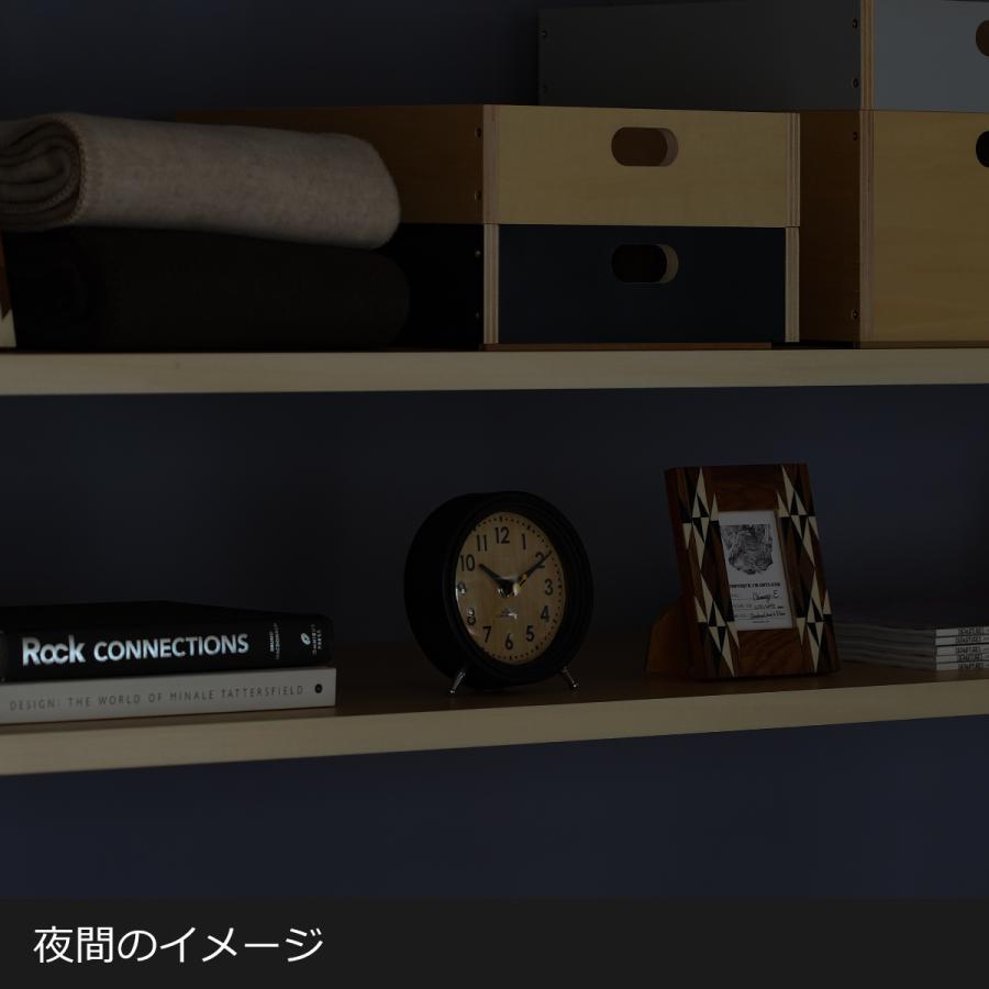 低価格化 置き時計 おしゃれ アナログ 電波 時計 電波時計 シンプル レトロ 木目調 夜間秒針停止 T 733 インテリア アナログ電波 テーブルクロック