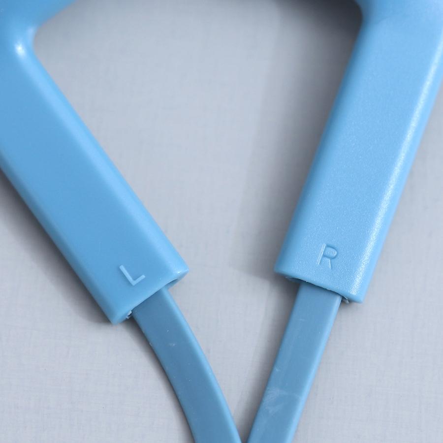 イヤホン水色 0（プラスマイナスゼロ） イヤホン イヤフォン イヤーホン かわいい