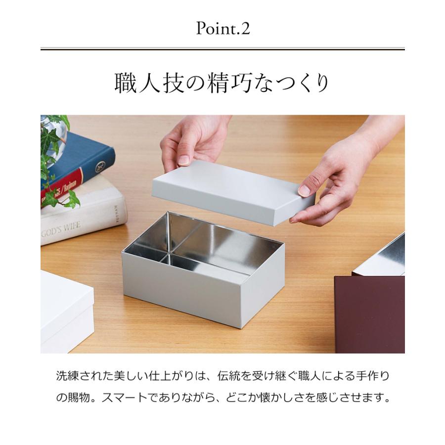 MOHEIM TIN BOX S 特典付き 収納 ボックス フタ付き おしゃれ