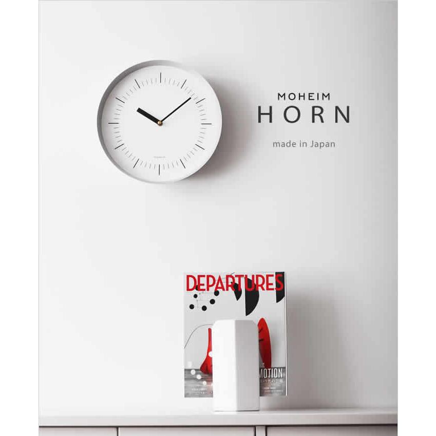 MOHEIM（モヘイム） 特典付［ MOHEIM HORN ］掛け時計 おしゃれ 壁掛け