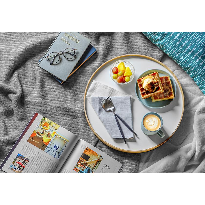 MOHEIM TRAY 特典付き トレー モヘイム 木製 トレイ 丸 お盆 北欧 日本