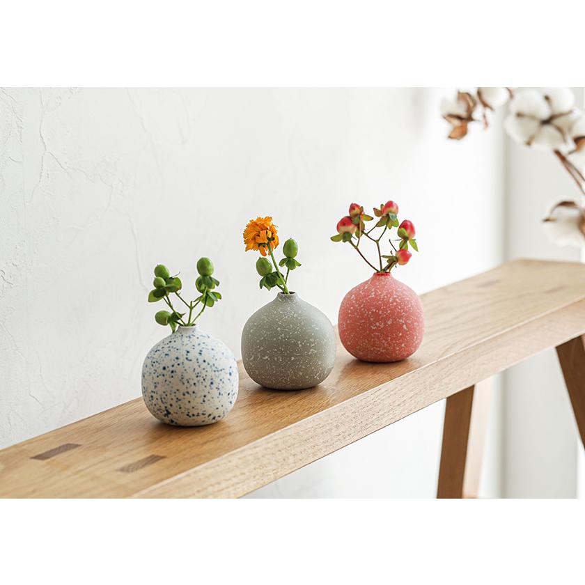 MOHEIM COLOR DROPS 特典付き 一輪挿し おしゃれ 陶器 花瓶 北欧 せっ