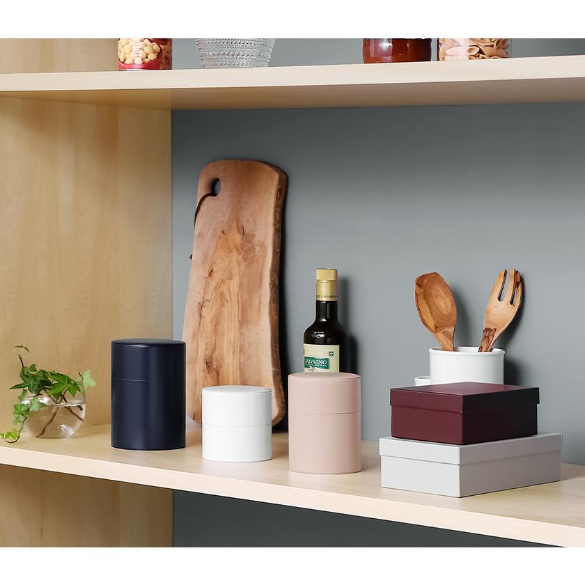 MOHEIM TIN CANISTER S 特典付き キャニスター 保存缶 蓋付き コーヒー