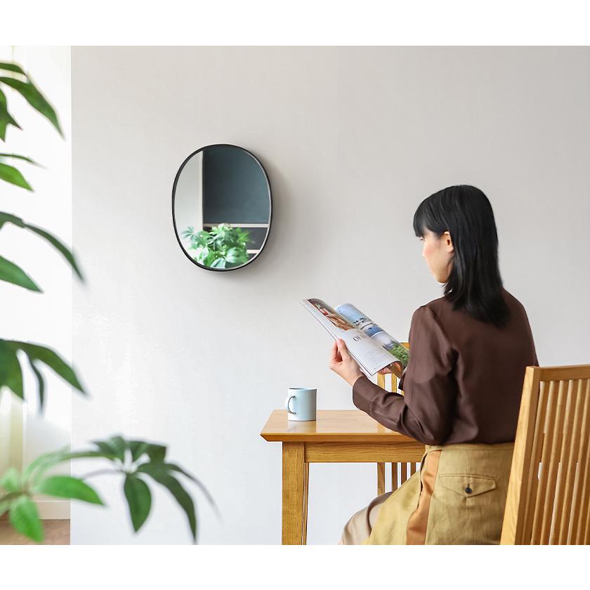 MOHEIM（モヘイム） MOHEIM OVAL MIRROR 特典付き 鏡 壁掛け ミラー
