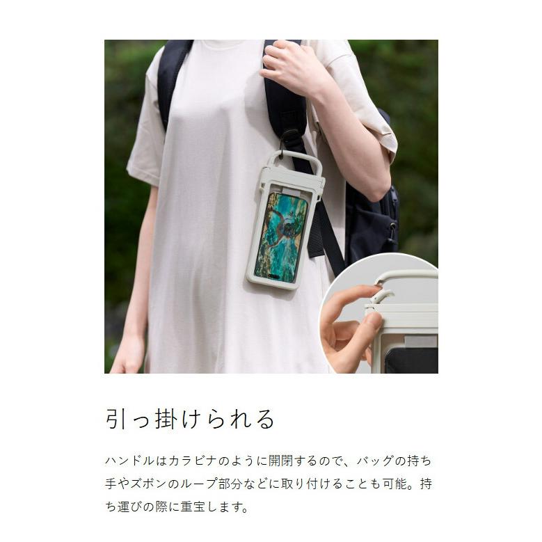 特典付［ RHYTHM CARABINERCASE ］スマホケース IP67相当 防水 防塵 耐