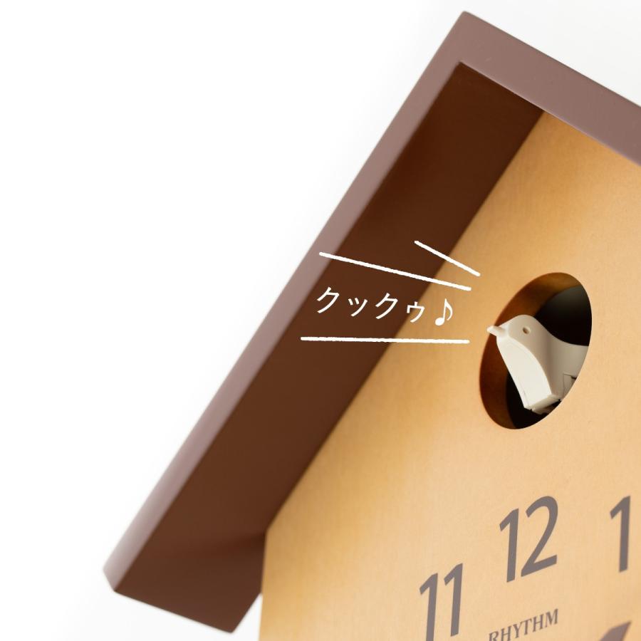 特典付き】鳩時計 静音 ハト時計 本格ふいご式 掛け時計 かけ時計