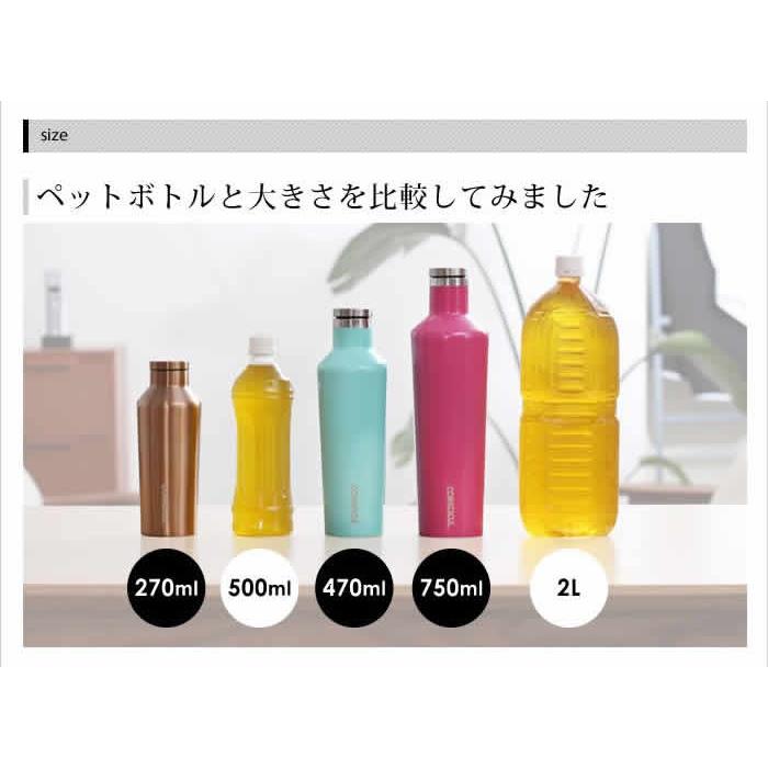コークシクル 470 水筒 おしゃれ 約 500ml 直飲み マグボトル
