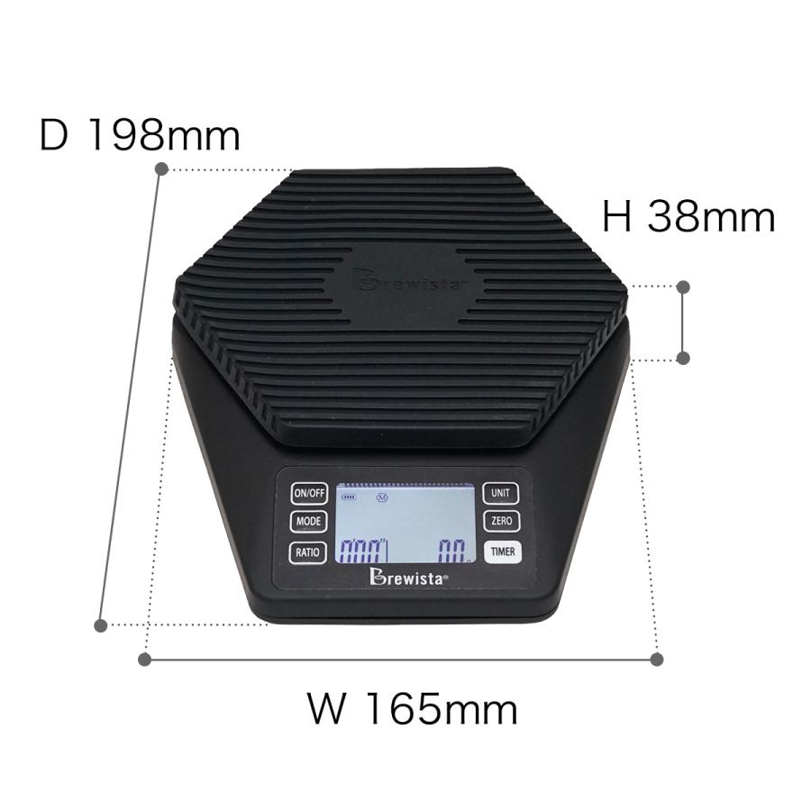 デジタルスケール ブリューイスタ ドリップスケール Ratio Scale 0.1g