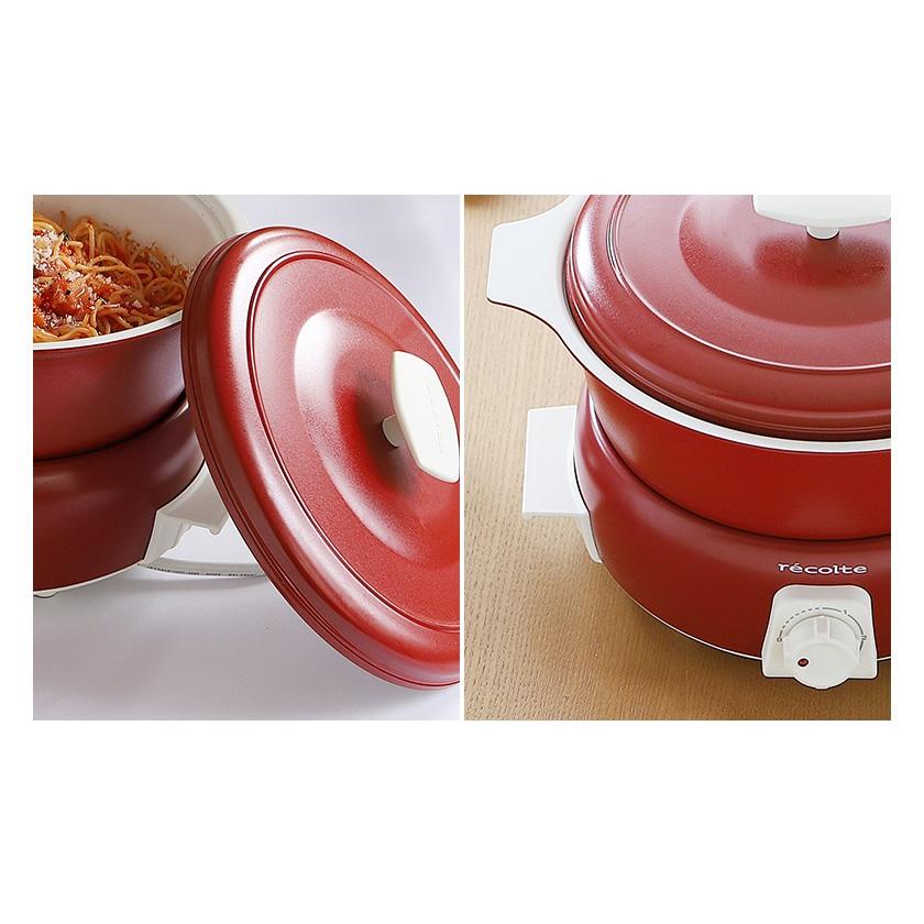 recolte（レコルト） 特典付 グリル鍋 たこ焼き タント 電気鍋 電気
