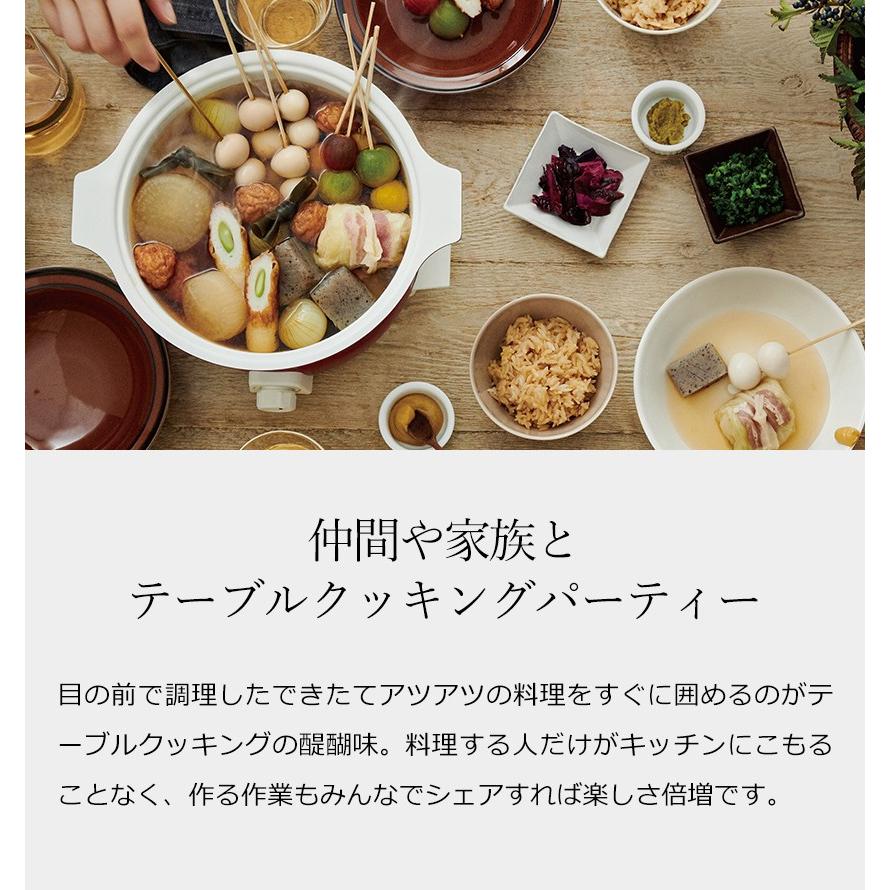 recolte（レコルト） 特典付 グリル鍋 たこ焼き タント 電気鍋 電気