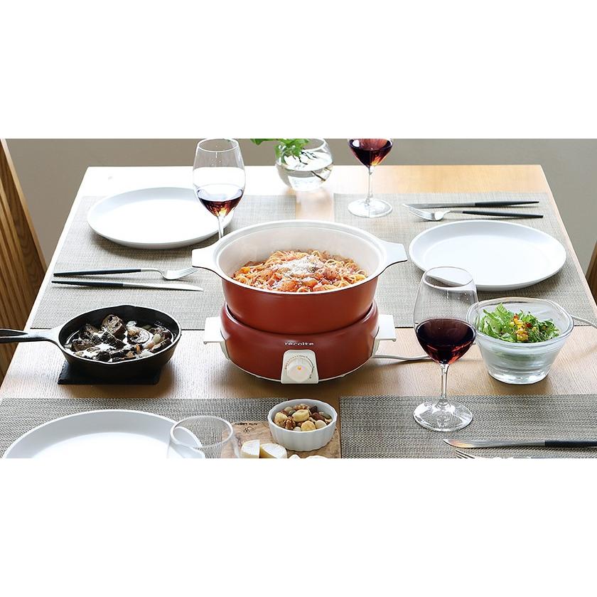 recolte（レコルト） 特典付 グリル鍋 たこ焼き タント 電気鍋 電気