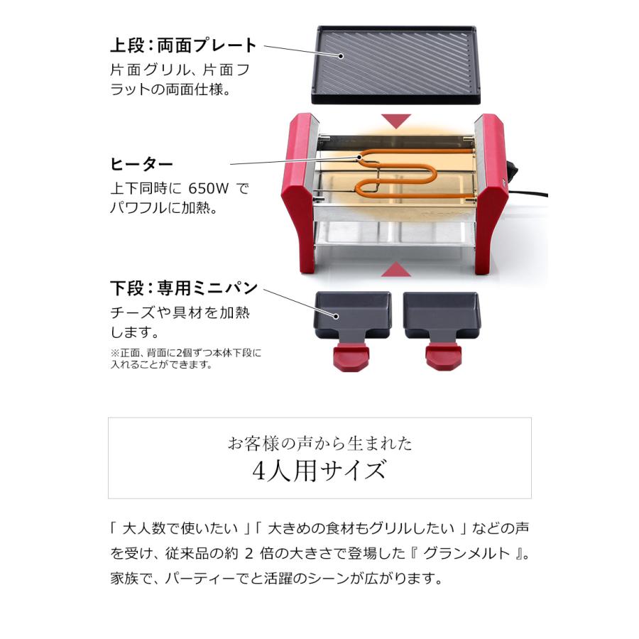 recolte（レコルト） 特典付 ラクレット チーズヒーター グランメルト