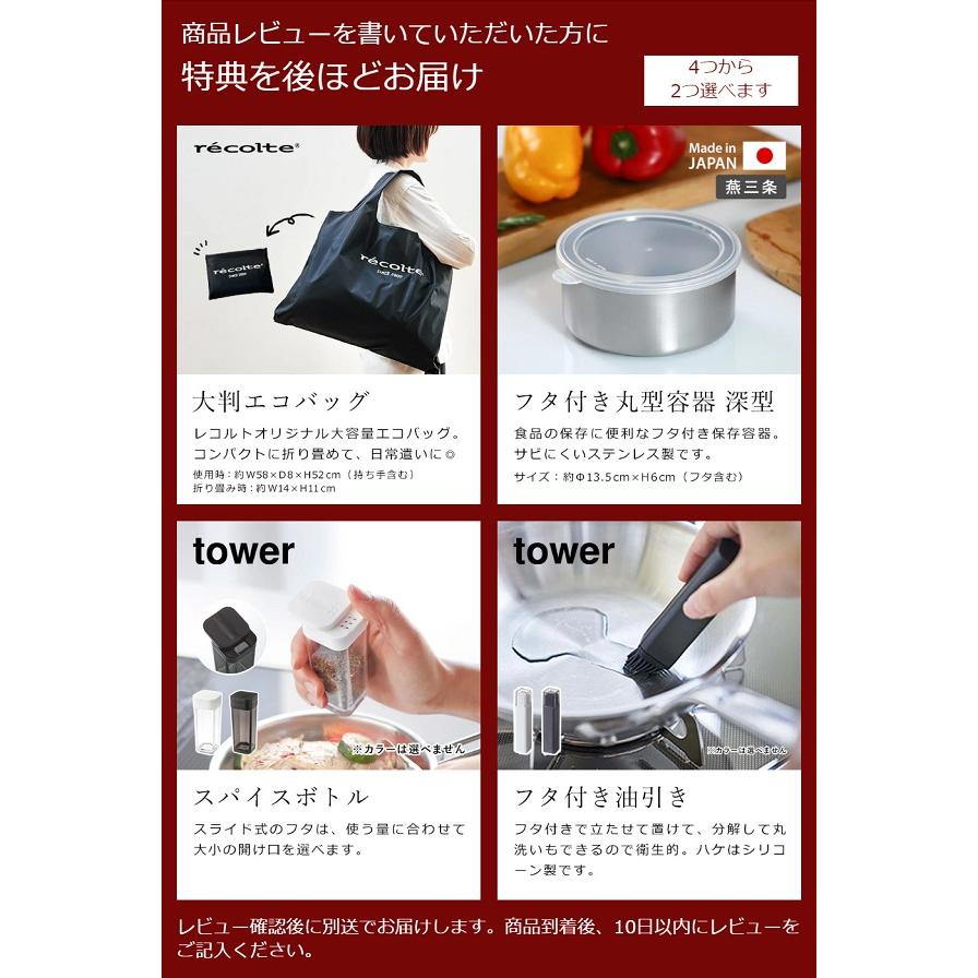 recolte（レコルト） 2大特典［ recolte Food Processor Combo フード