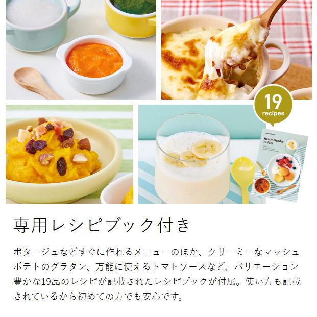 recolte（レコルト） 特典＋レシピ付き［ recolte Handy Blender フル