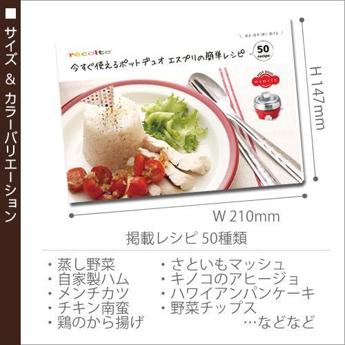 recolte レコルト 料理本 POT DUO専用 ( ポットデュオ エスプリ 専用
