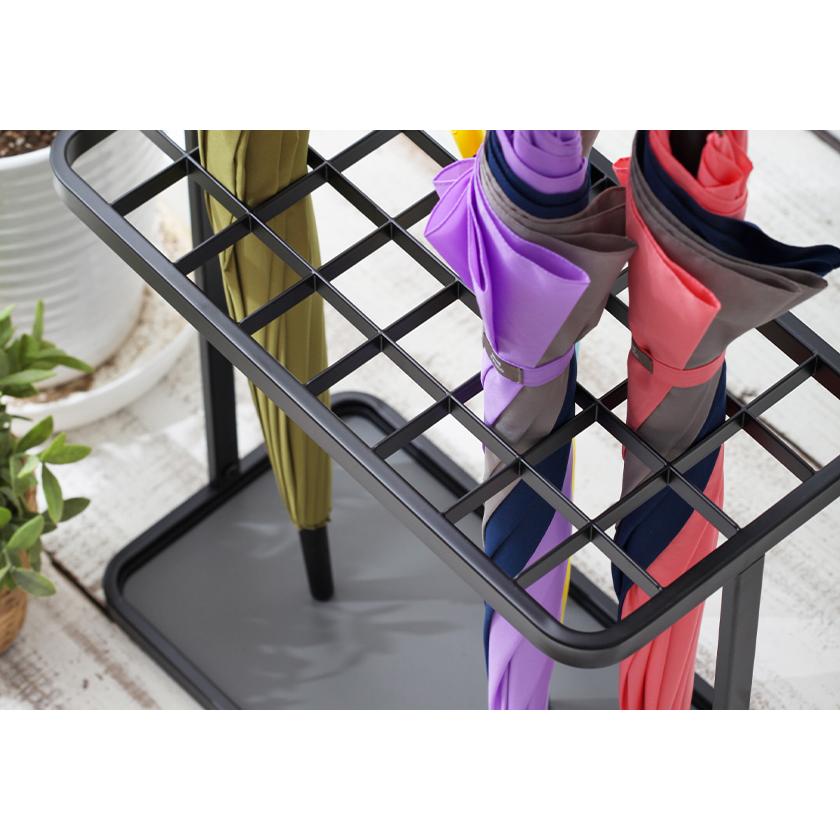 山崎実業 傘立て 大容量 32本用 業務用 オフィス スリム 傘たて カサ