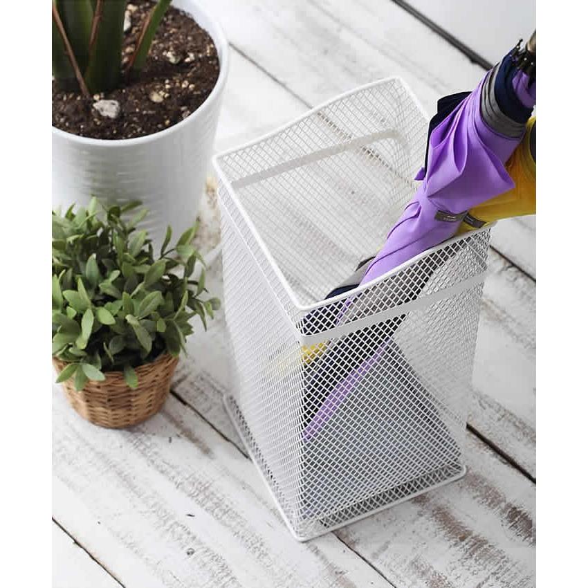 山崎実業 特典付［ スクエアメッシュ ］傘立て オフィス かさたて 傘た