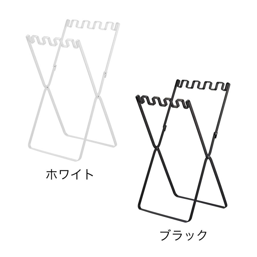 ［ ゴミ袋＆レジ袋スタンド タワー ］山崎実業 tower ゴミ箱 キッチン 分別 レジ袋スタンド ダストボックス 折り畳み 折りたたみ ゴミ袋スタンド 7908 7909｜roomy｜03