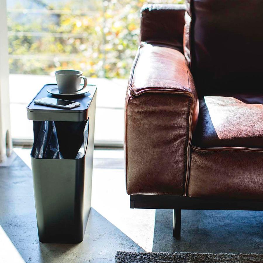 tower 特典付［ ダストボックス＆サイドテーブル タワー ］山崎実業