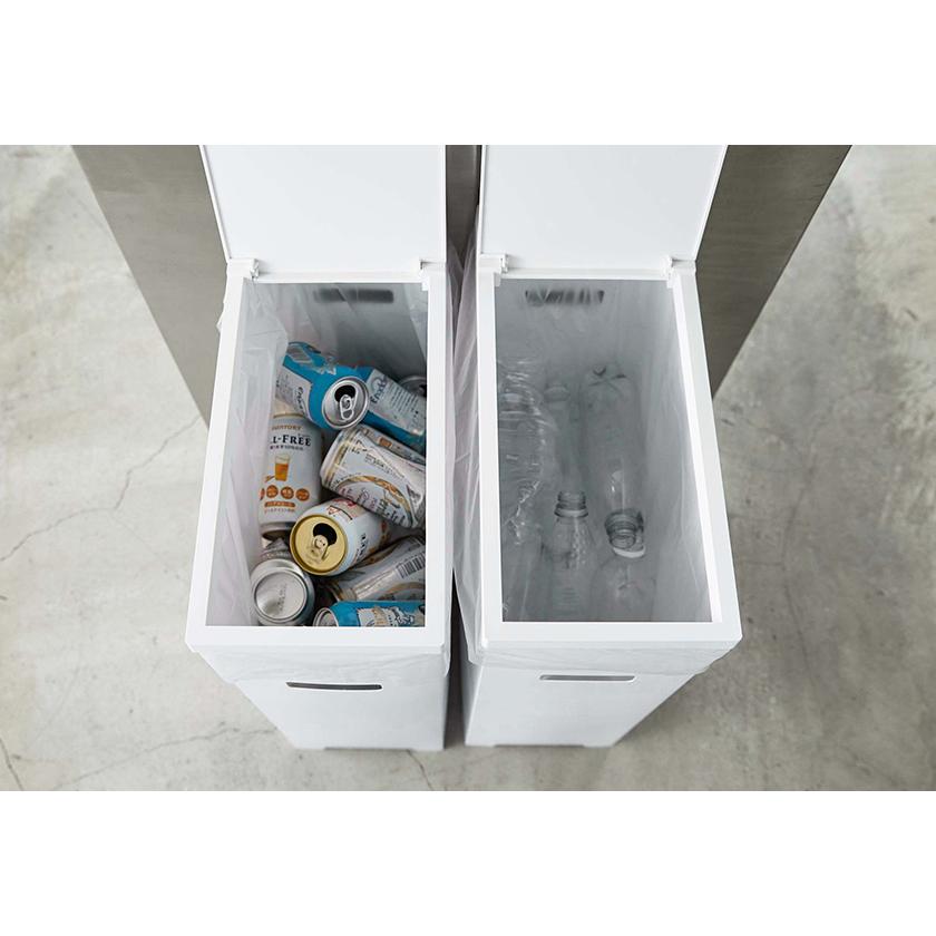 tower 山崎産業 45Lゴミ箱 tower 特典付 ［ スリム蓋付きゴミ箱 タワー ］ 山崎実業 ゴミ箱