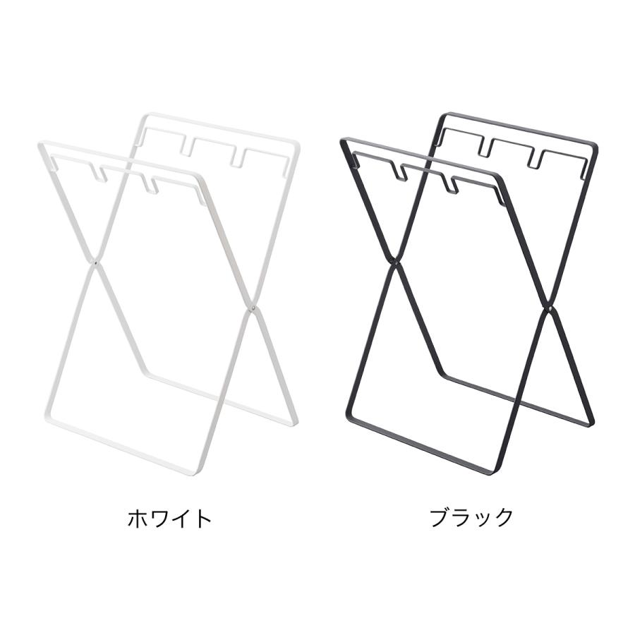 tower ［ レジ袋3連＆45Lゴミ袋スタンド タワー ］山崎実業 ゴミ箱