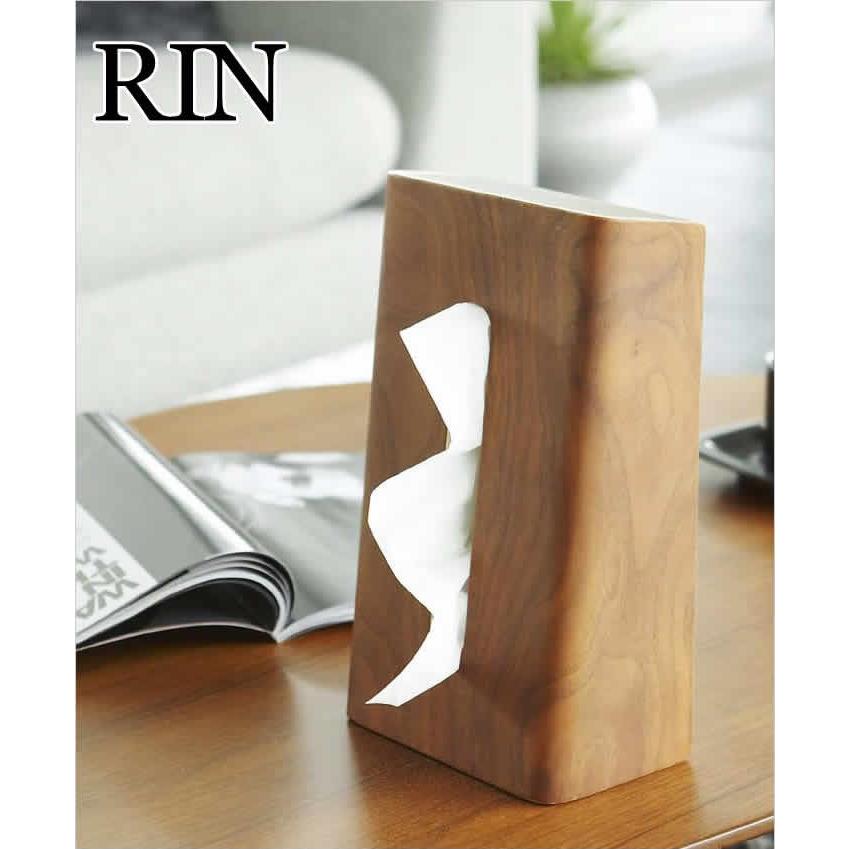 RIN（山崎実業） ［ リン ティッシュケース ］スタンドティッシュ