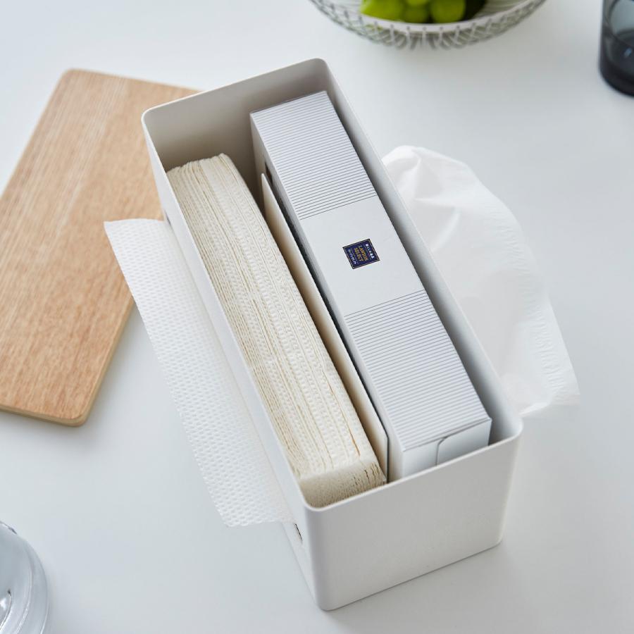 RIN（山崎実業） ［ RIN リン 両面ティッシュケース ］両面 ティッシュ