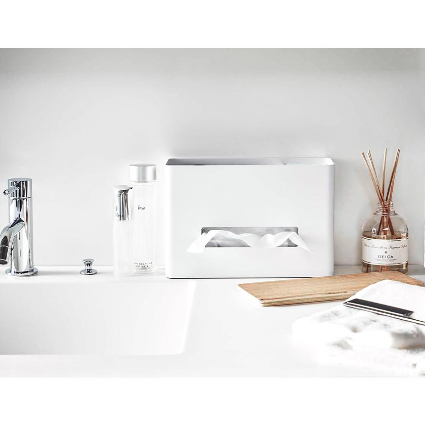 RIN（山崎実業） 特典付［ ティッシュ&ウェットシートケース リン