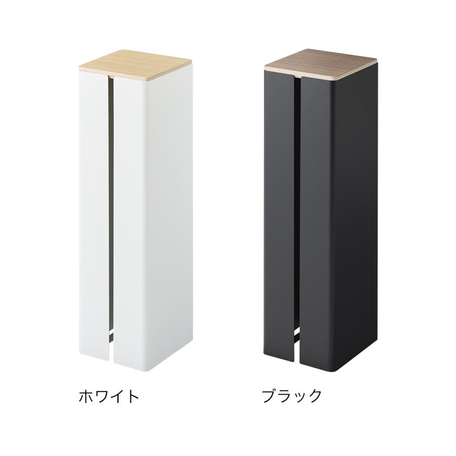 ［ 石こうボード壁対応隠せるトイレットペーパーホルダー タワー ］山崎実業 tower ホルダー 壁 ストッカー 4ロール 壁面 yamazaki ブラック ホワイト 1993 1994｜roomy｜04