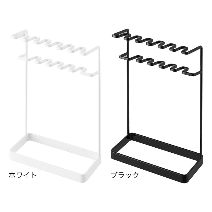 tower ［ 歯ブラシ＆替え歯ブラシスタンド タワー 2段 ］山崎実業 収納