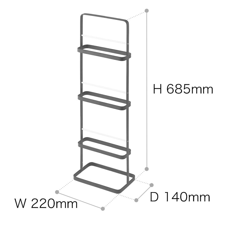 メーカー公式ショップ 北欧 Tower スリッパ スリム スリッパラック スリッパ収納 玄関 山崎実業 スリッパ立て
