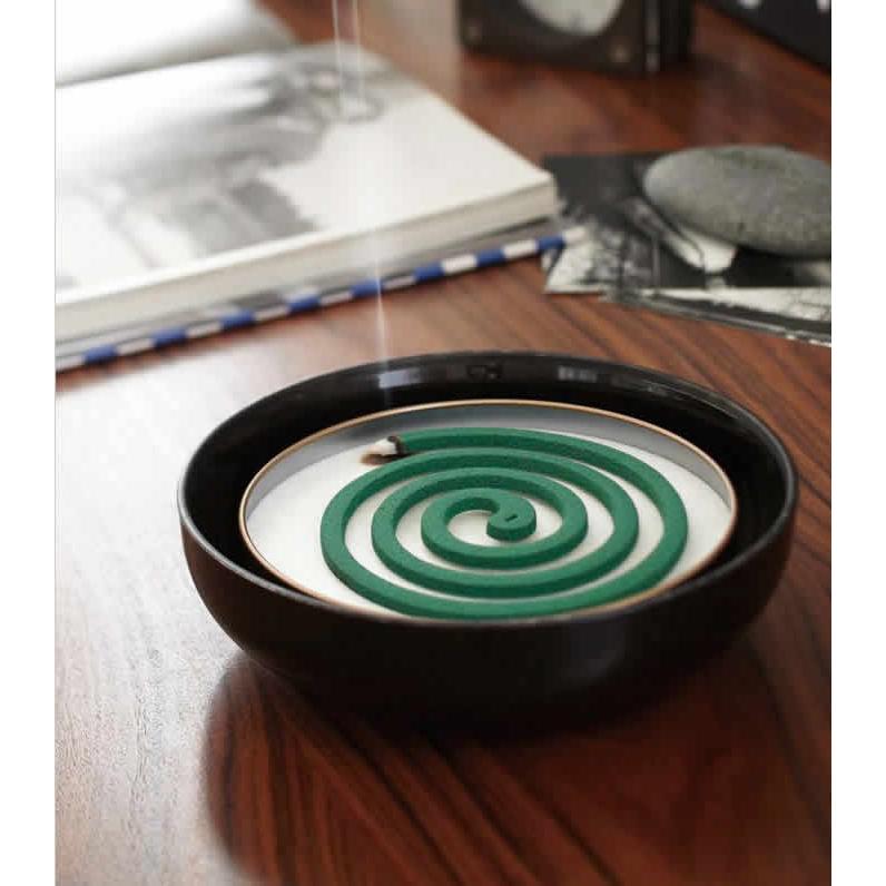 山崎実業 ［ 蚊取りポット KATORI POT ］蚊取り線香 陶器 蚊遣り 虫よ