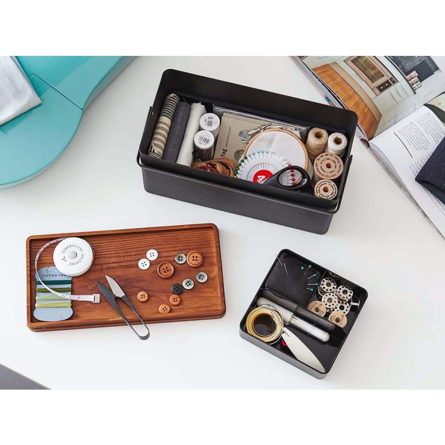 tower 特典付［ 裁縫箱 タワー ］山崎実業 裁縫道具 ソーイング