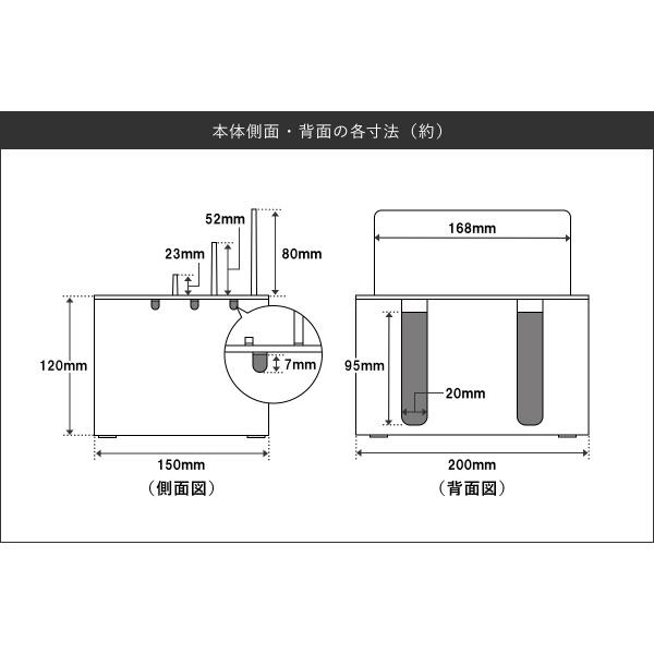 ［ 充電ステーション タワー ］山崎実業 tower ケーブルボックス 配線収納 タップ収納 配線カバー デスク yamazaki 公式 黒 白 ブラック ホワイト 2194 2195｜roomy｜10