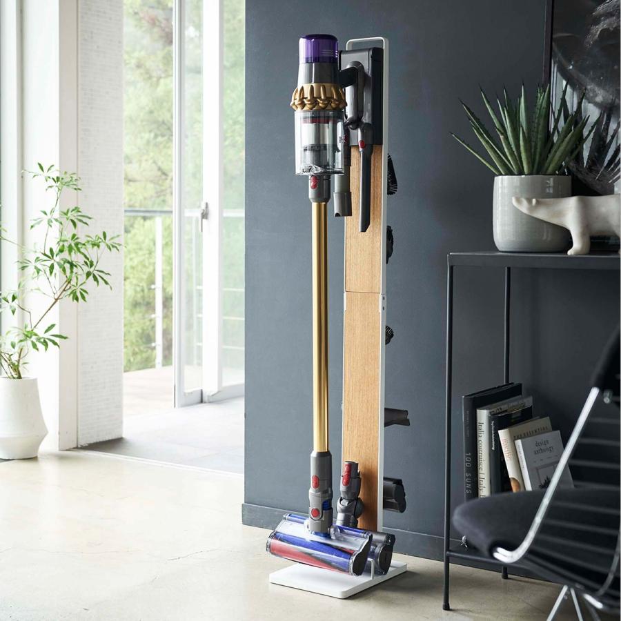 ［ コードレスクリーナースタンド リン ］山崎実業 RIN ダイソン スタンド 掃除機 コードレス ダイソン対応 dyson スティッククリーナー 4898 4899｜roomy｜06